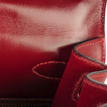 Hermes Box Kelly Sellier 28 Rouge H 10 of 18