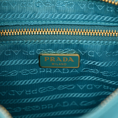 Prada Tessuto Nylon Saffiano Crossbody Bag Turchese 6 of 12