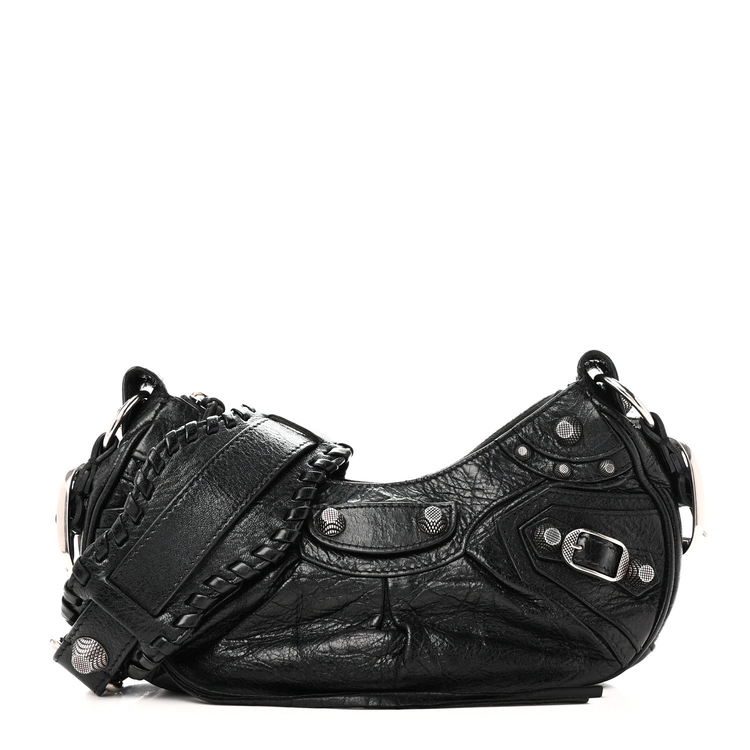 Balenciaga Agneau Arena Le Cagole Shoulder Bag XS Black 1 of 10