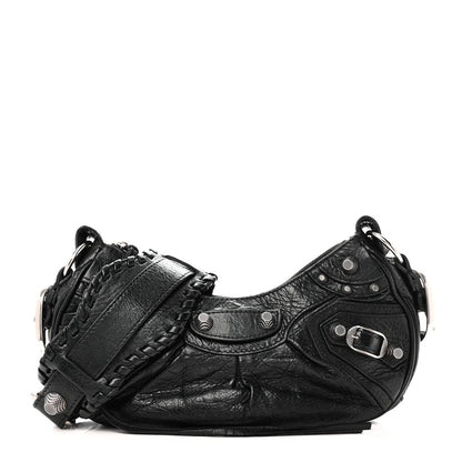Balenciaga Agneau Arena Le Cagole Shoulder Bag XS Black 1 of 10
