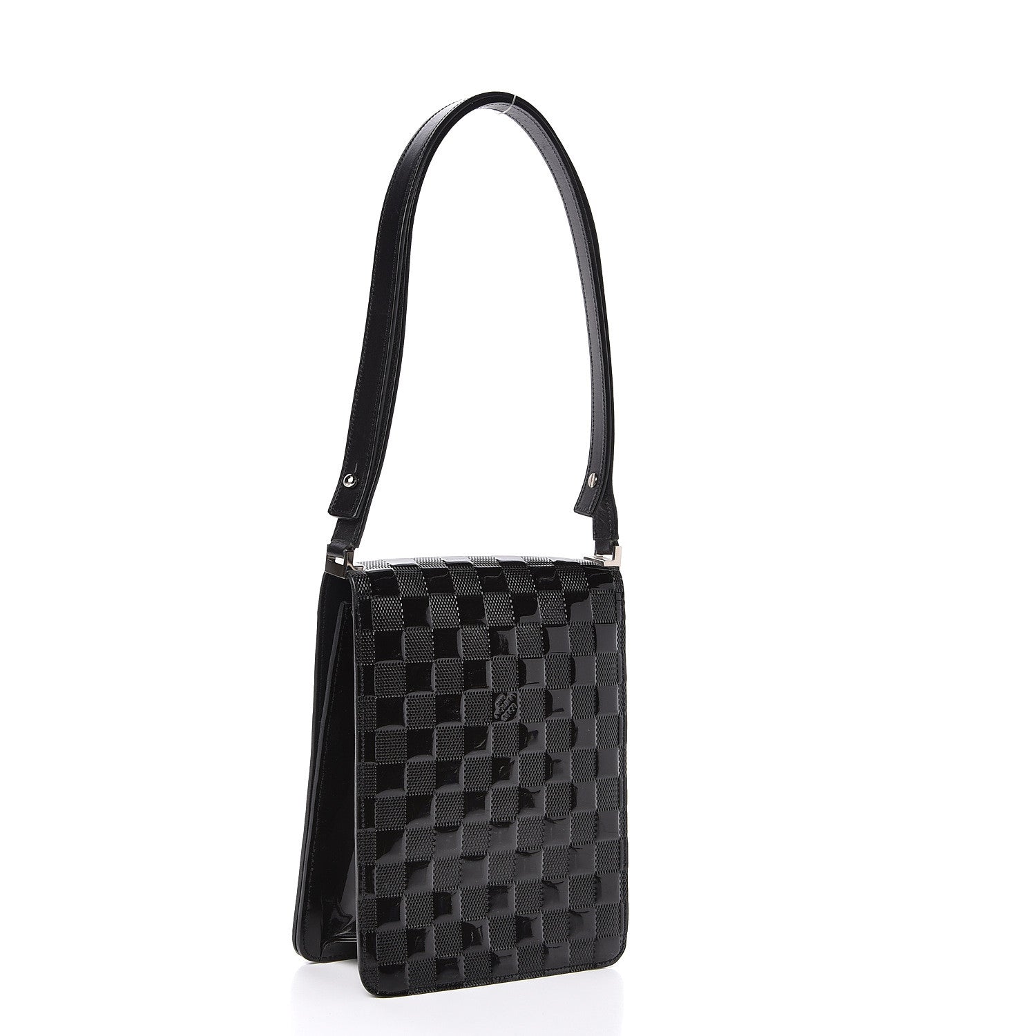 Louis Vuitton Damier Vernis Club Bag Black 3 of 10