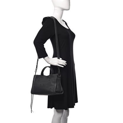 Balenciaga Veau Soyeux Perforated Blackout Hardware S City Gris Fossile 2 of 11