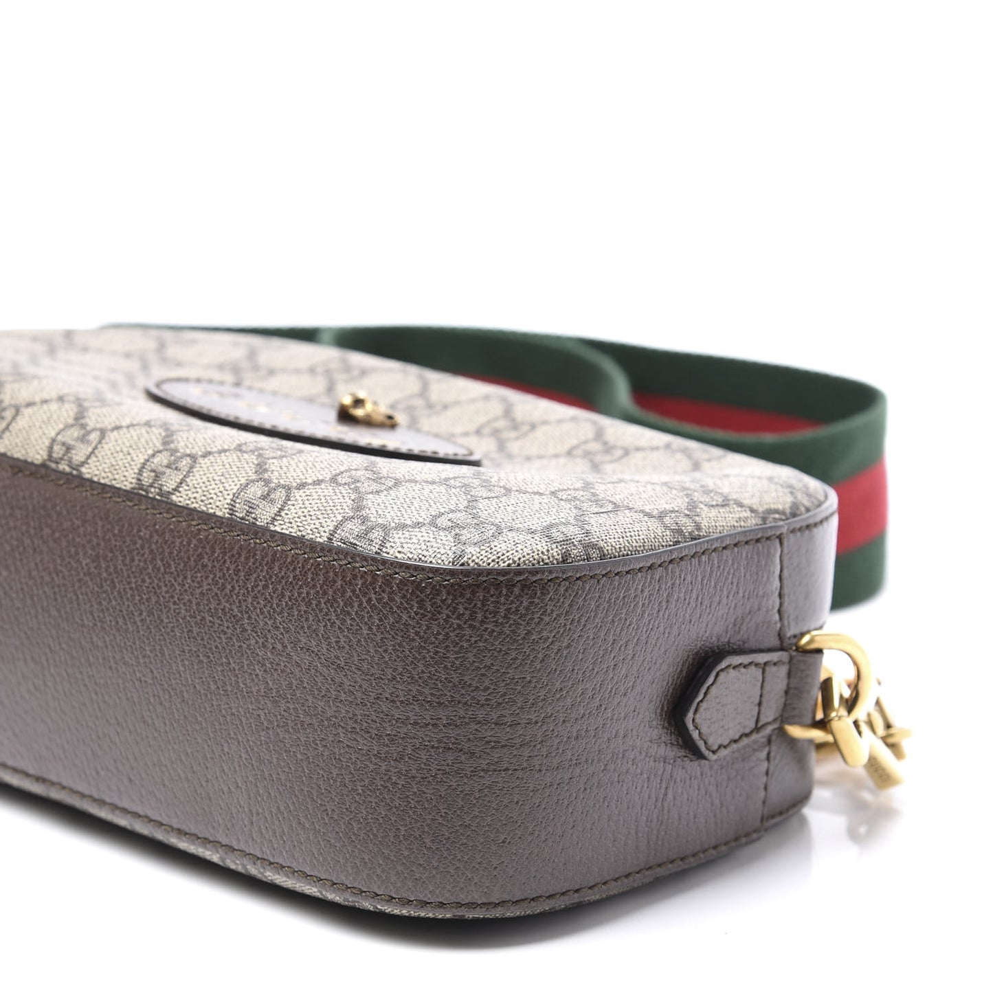 GG Supreme Monogram Web Neo Vintage Shoulder Bag Beige New Acero Crop