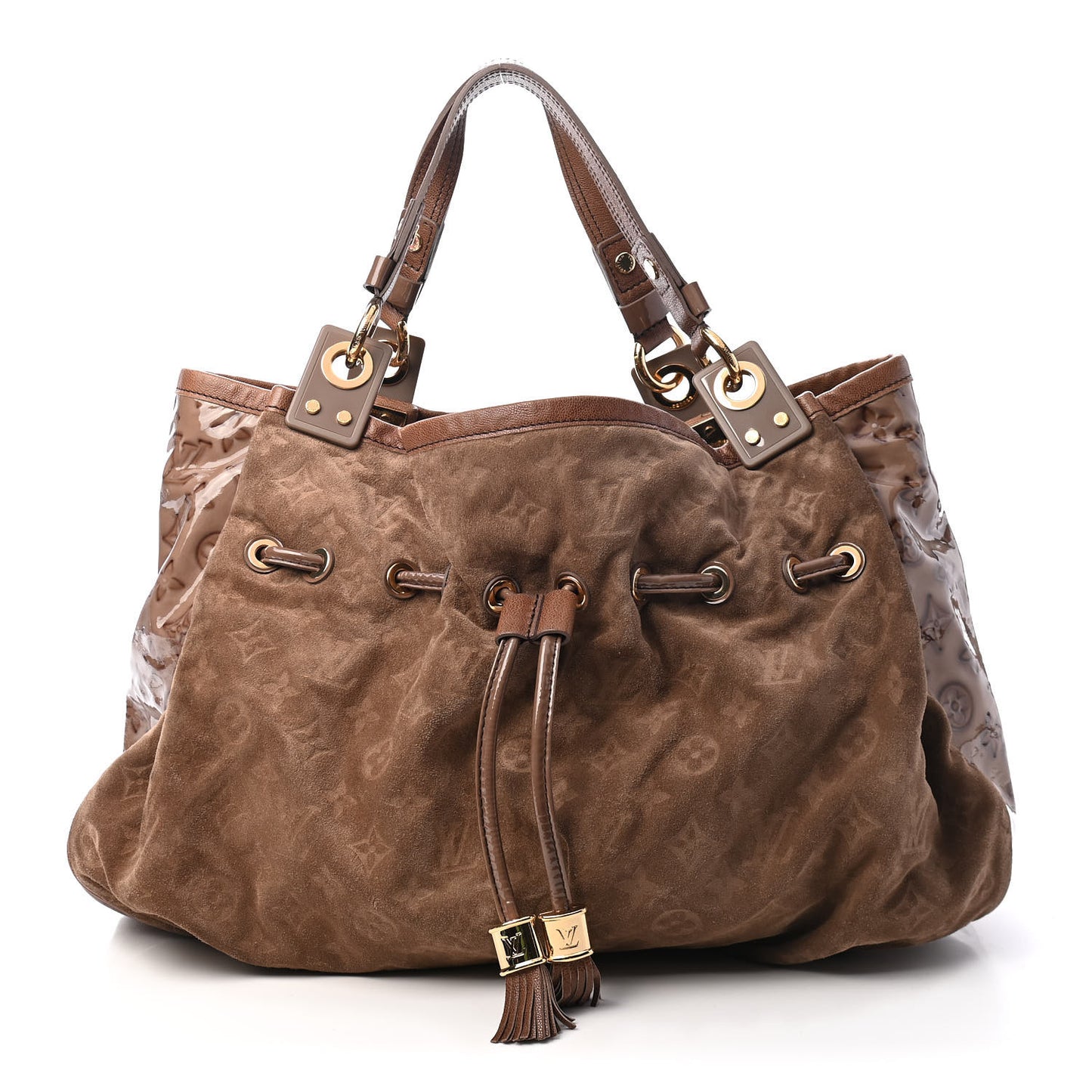 Suede Patent Monogram Irene Brown