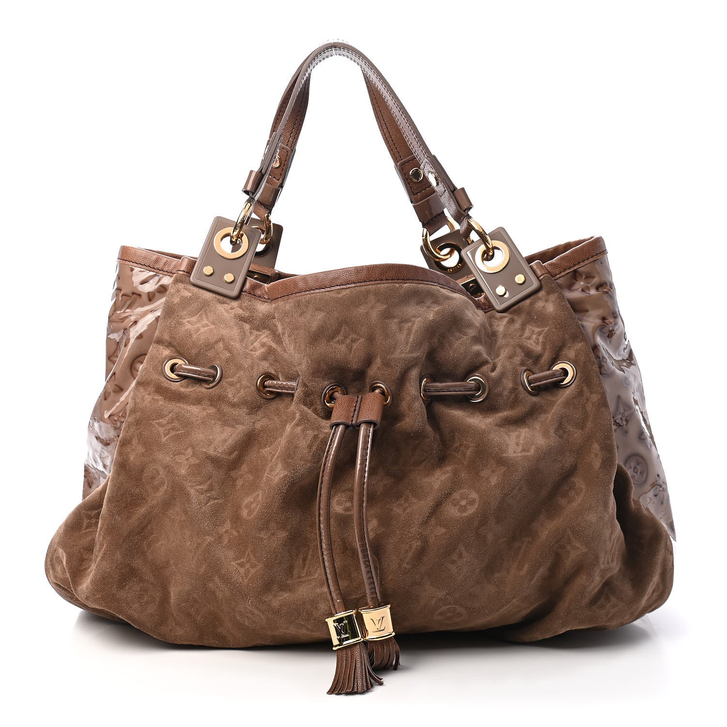 Louis Vuitton Suede Patent Monogram Irene Brown 1 of 10