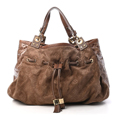 Louis Vuitton Suede Patent Monogram Irene Brown 1 of 10