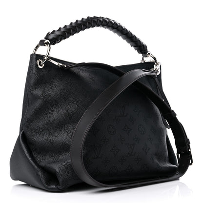 Louis Vuitton Mahina Beaubourg Hobo MM Black 3 of 8