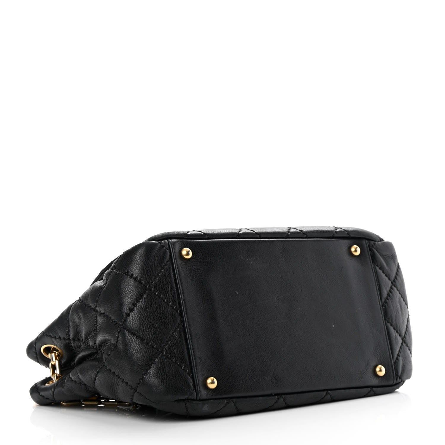 Chanel Calfskin Quilted Retro Chain Flap Black 4 of 21