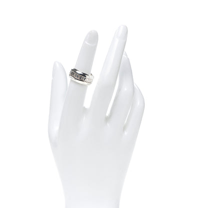 Tiffany Sterling Silver Atlas Band Ring 52 6 2 of 5