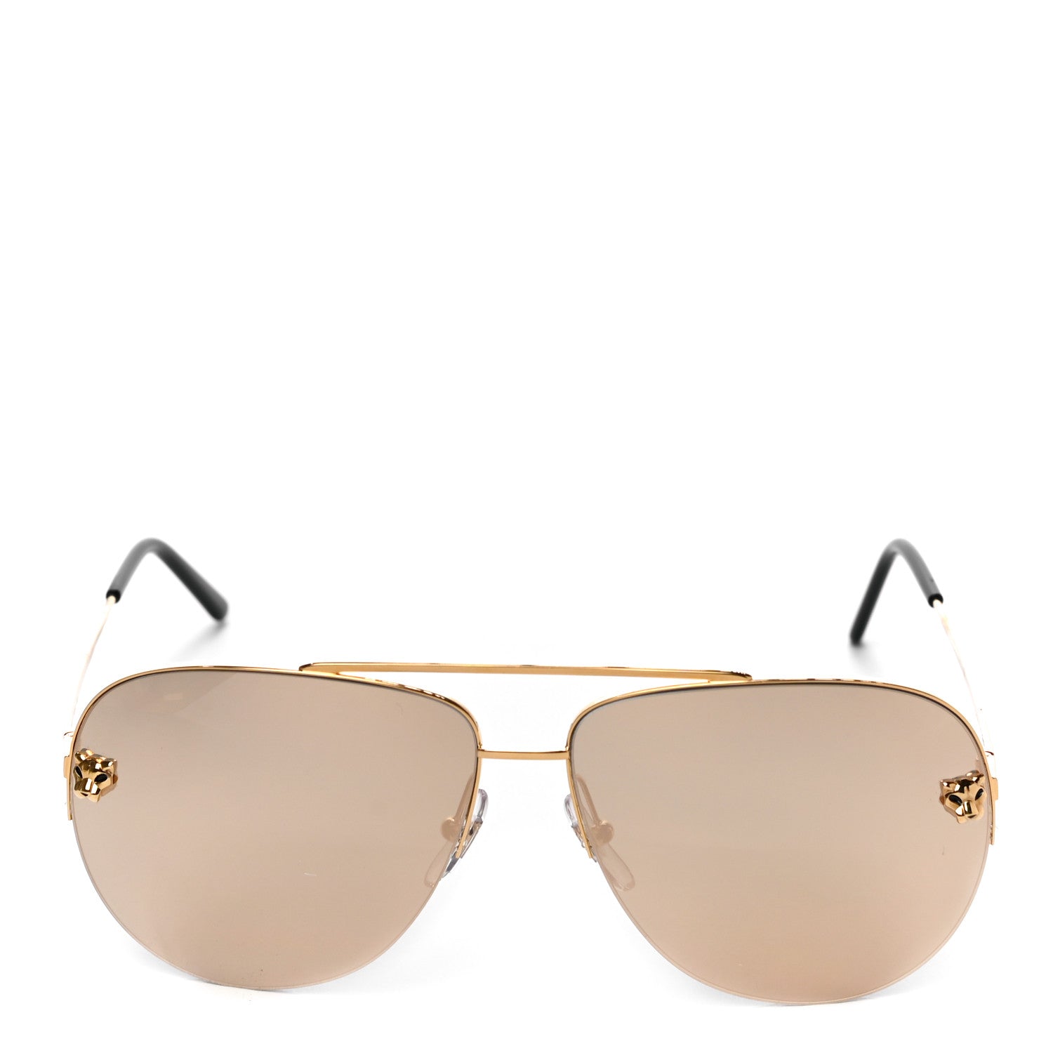 Cartier Panthere De Cartier Aviator Sunglasses Gold 4 of 7