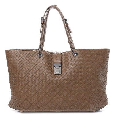 Bottega Veneta Nappa Intrecciato Large Capri Tote Maple 1 of 14