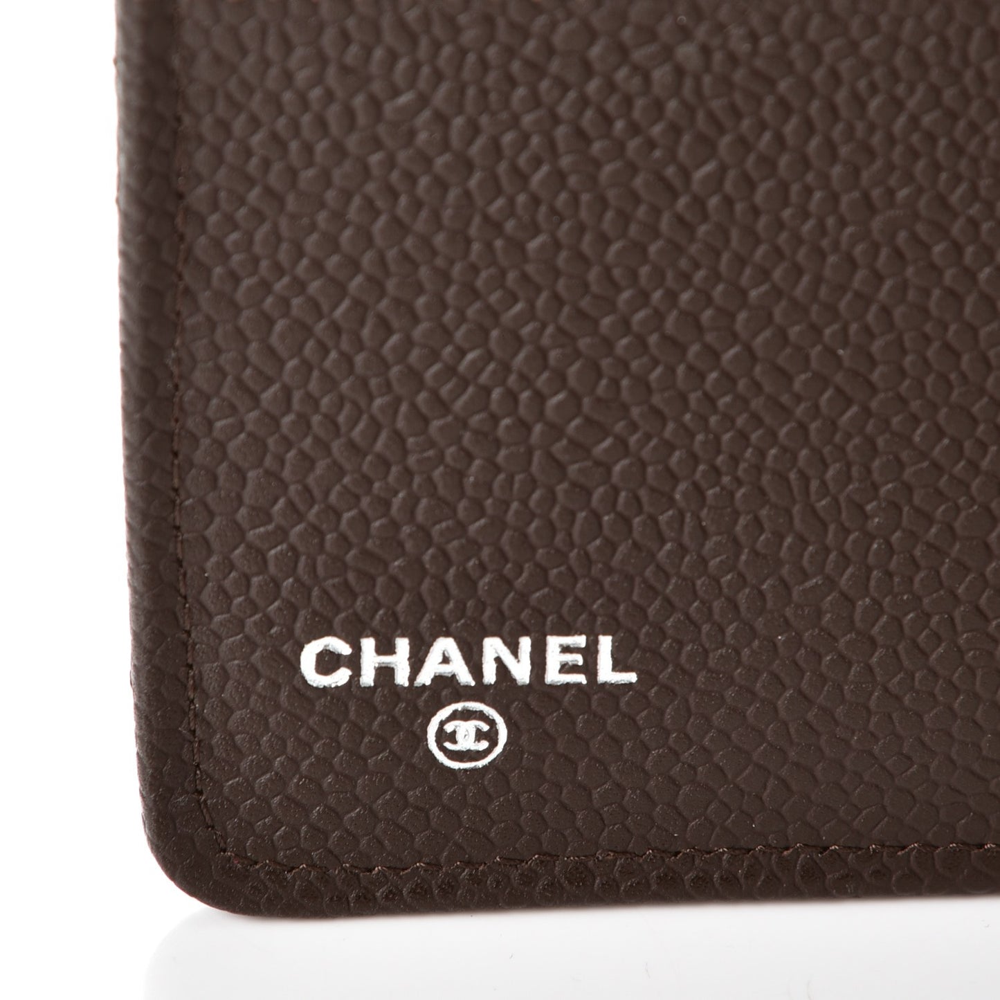Caviar Quilted Notebook Agenda Cover Dark Brown