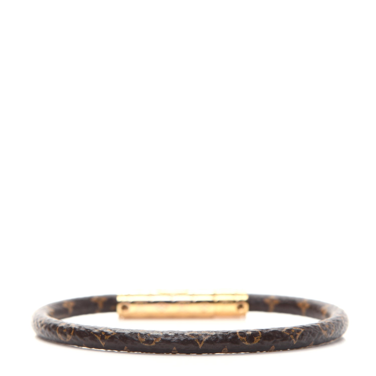 Louis Vuitton Monogram Ebene Keep It Bracelet 17 3 of 6