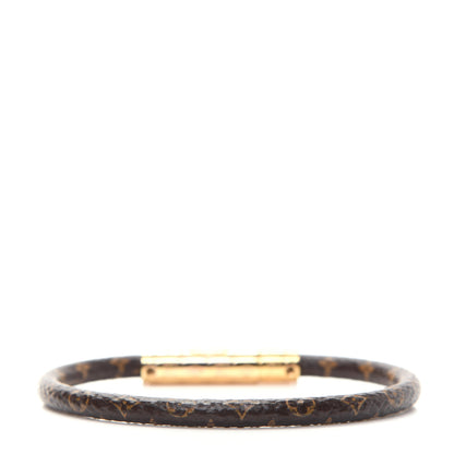Louis Vuitton Monogram Ebene Keep It Bracelet 17 3 of 6