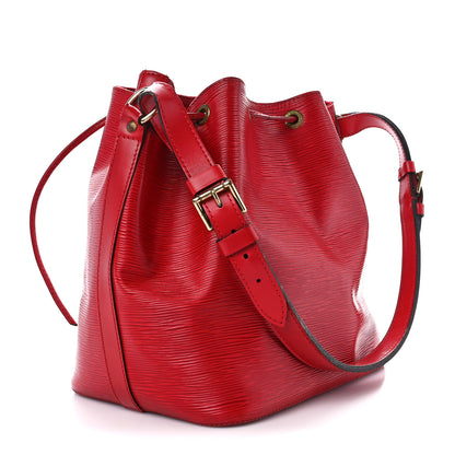 Louis Vuitton Epi Petit Noe Castillan Red 3 of 13