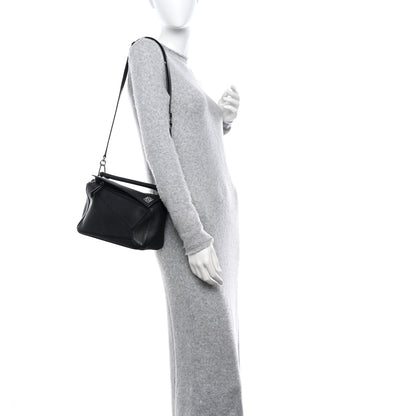 Loewe Calfskin Small Puzzle Bag Black 2 of 11
