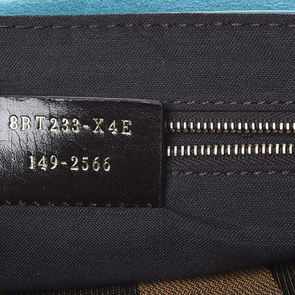 Fendi Vitello Pequin Embossed Small Claudia Shoulder Bag Jungle 16 of 19