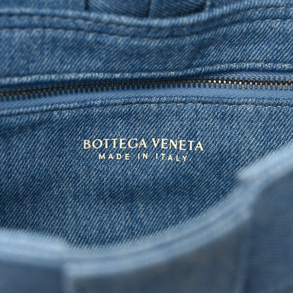 Bottega Veneta Denim Maxi Intrecciato Cassette Crossbody Bag Washed Indigo 6 of 11