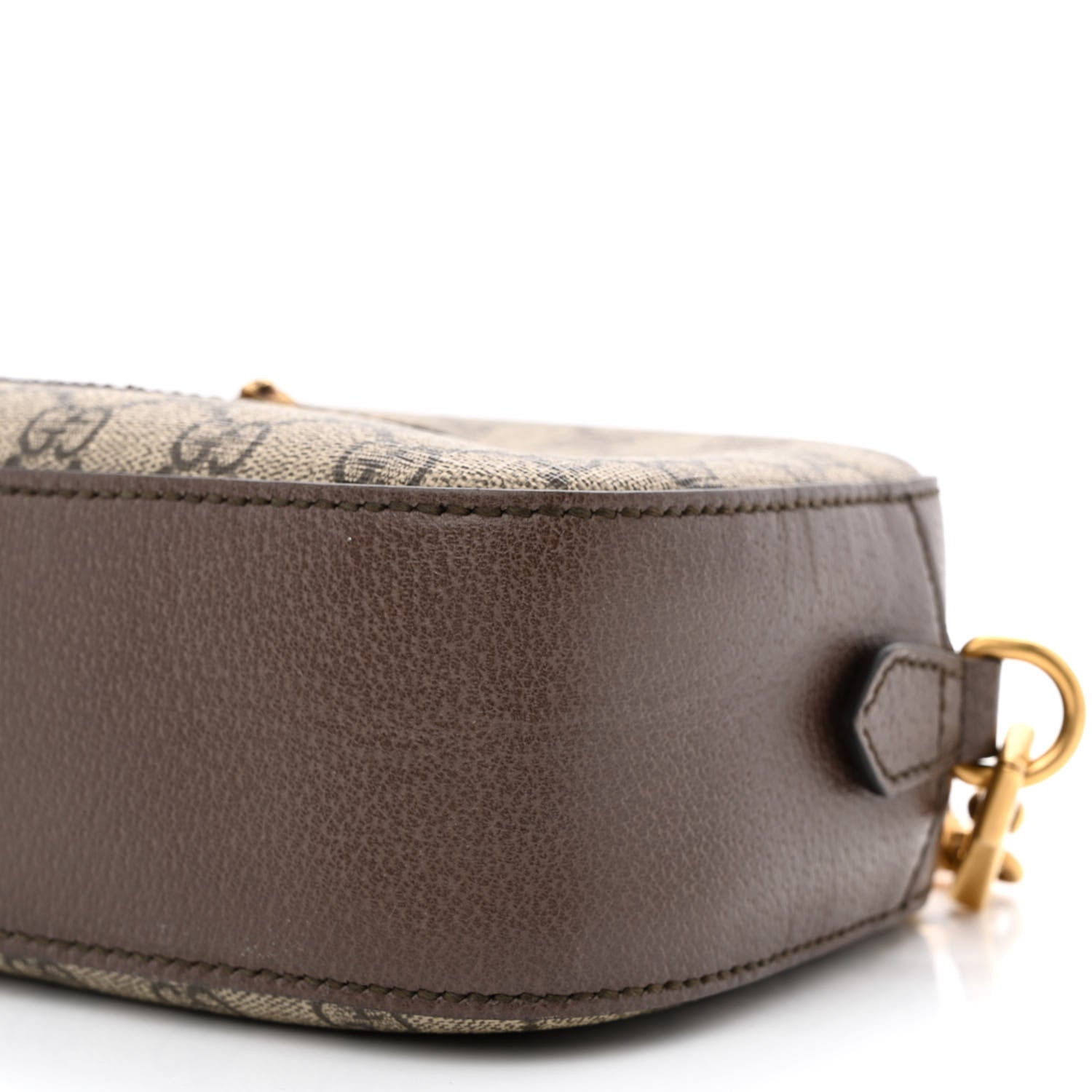 Gucci GG Supreme Monogram Web Neo Vintage Shoulder Bag Beige New Acero Crop 10 of 10