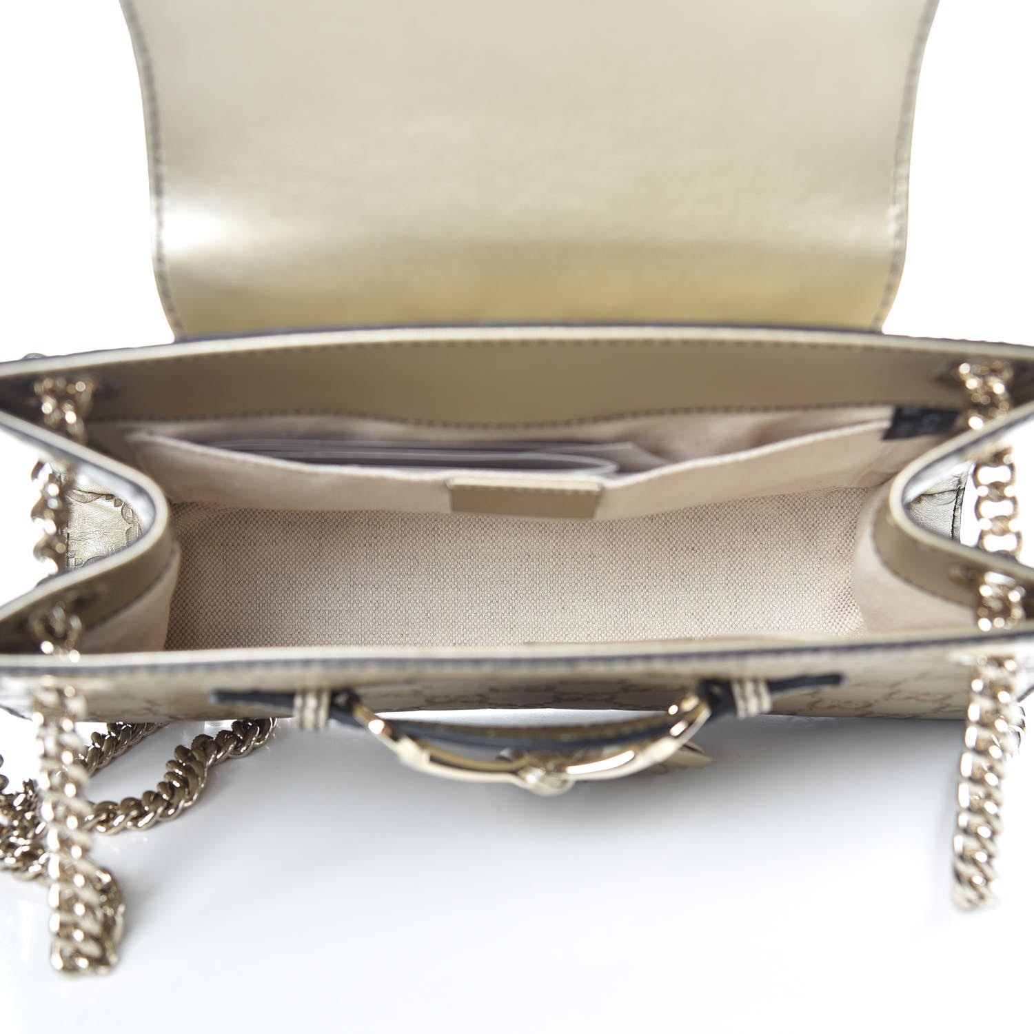 Gucci Guccissima Small Emily Shoulder Bag Gold 5 of 10