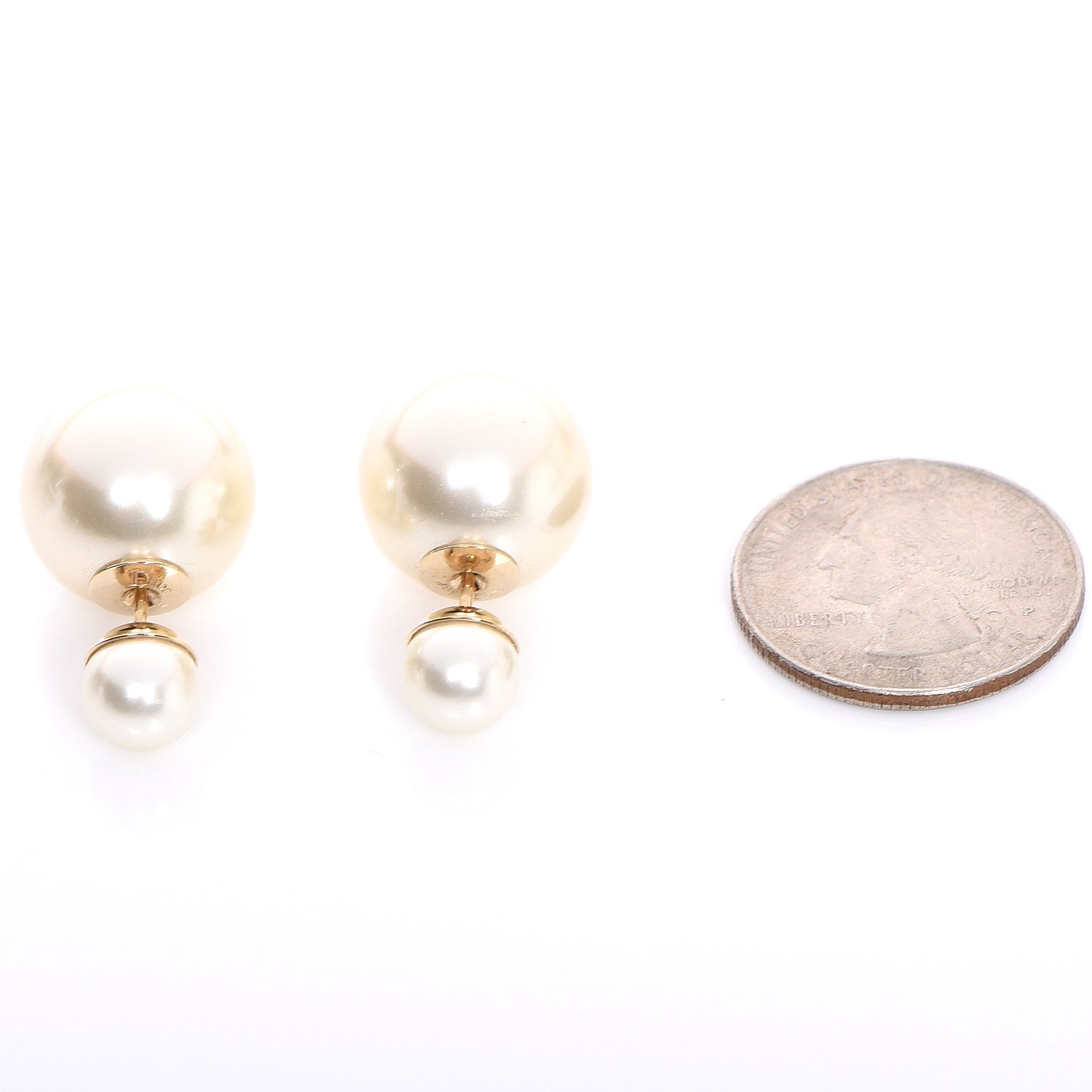 Christian Dior Pearl Mise En Dior Tribal Earrings 4 of 5