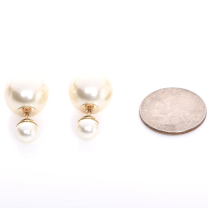 Christian Dior Pearl Mise En Dior Tribal Earrings 4 of 5
