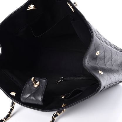 Chanel Caviar Quilted Large Shopping Tote Black 5 of 8
