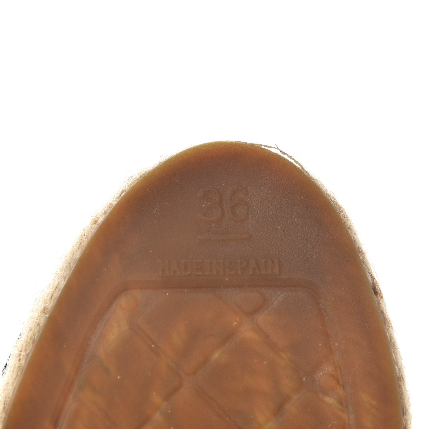 Chanel Lambskin CC Espadrilles 36 Black 9 of 10