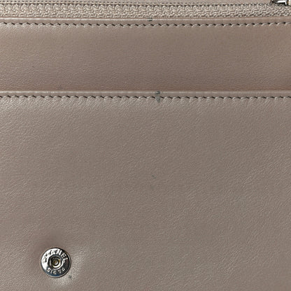 Chanel Vinyl Lipstick Wallet On Chain WOC Beige 9 of 14