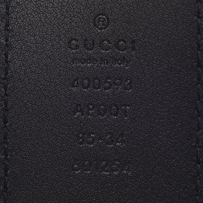 Gucci Calfskin Double G 40mm Belt 85 34 Black 4 of 7