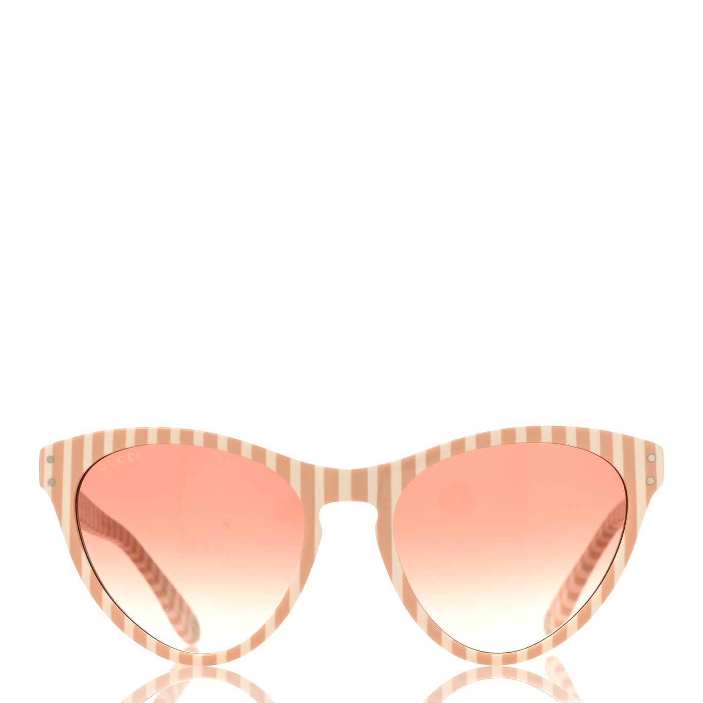 Cat Eye GG0569S Sunglasses White Pink