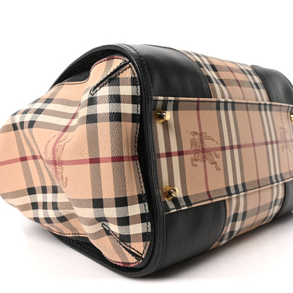Burberry Haymarket Check Small Gladstone Black 10 of 11