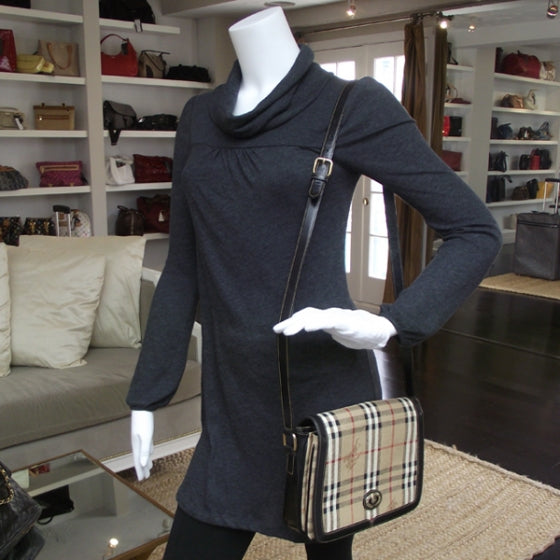 BURBERRYS Vintage Haymarket Check Bag