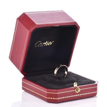 Cartier 18K Yellow Gold 3.5mm LOVE Wedding Band Ring 55 7.25 5 of 5