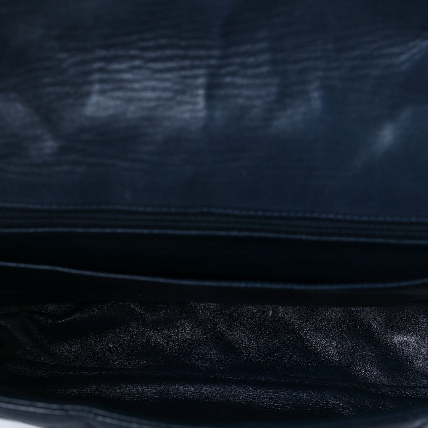 Chanel Lambskin Quilted Jumbo Single Flap Navy 5 of 7