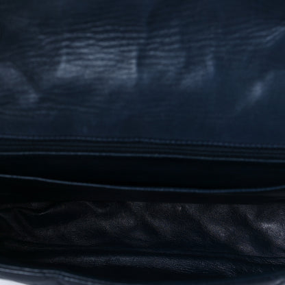 Chanel Lambskin Quilted Jumbo Single Flap Navy 5 of 7