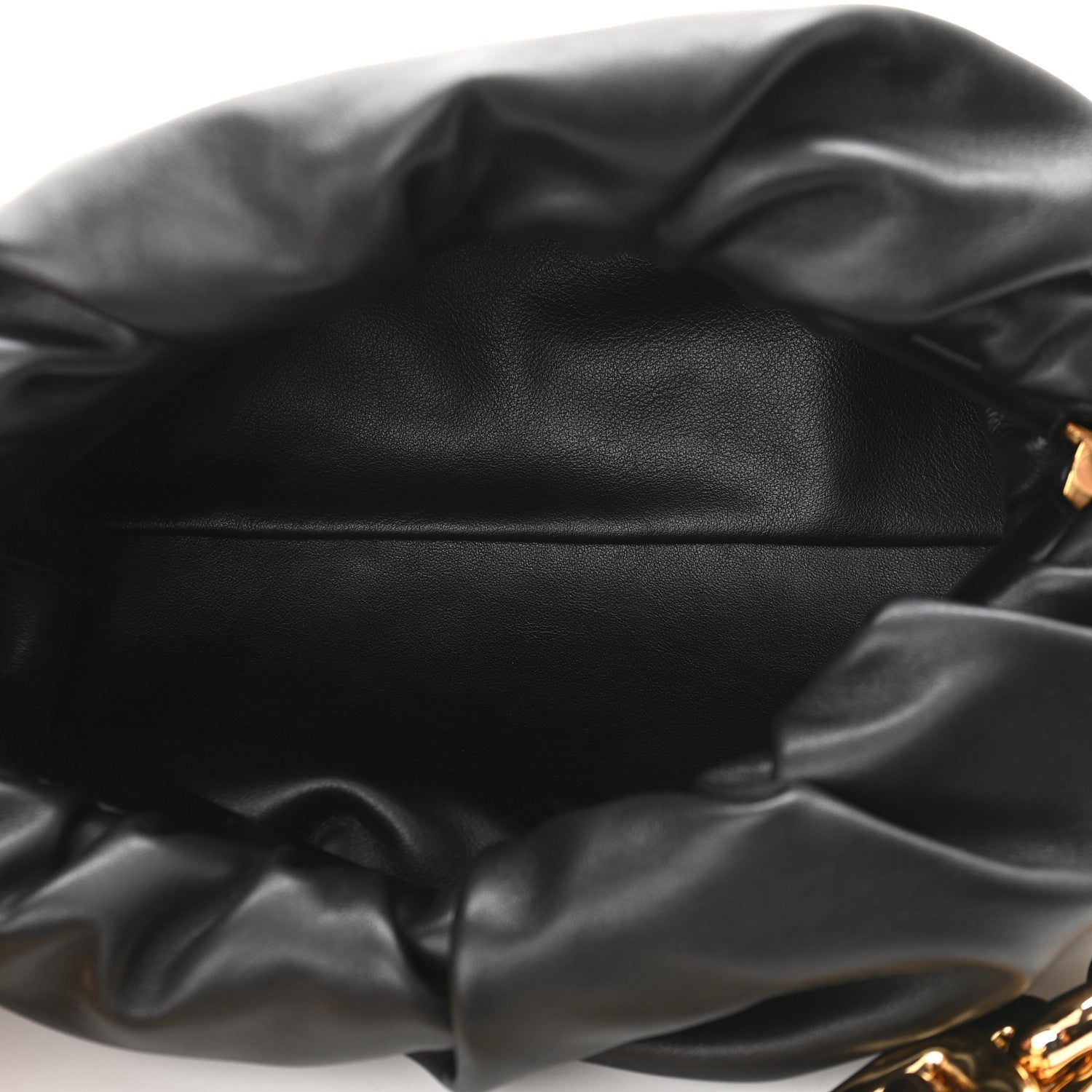Bottega Veneta Calfskin The Pouch Chain Black 5 of 10