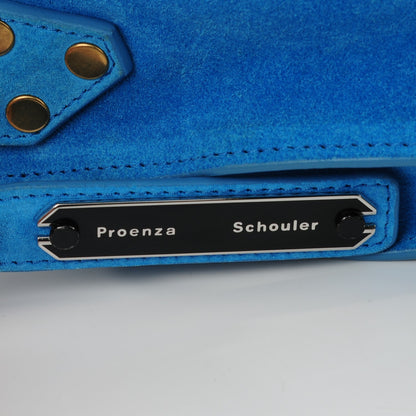 Proenza Schouler Suede Large PS1 Satchel Rip Tide 10 of 11