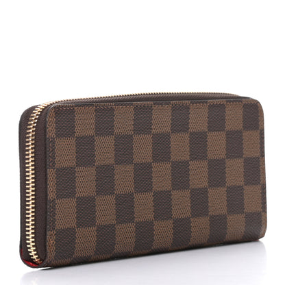 Louis Vuitton Damier Ebene Clemence Wallet Cherry 3 of 7