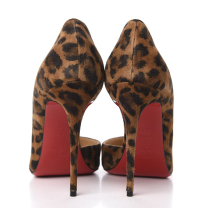 Christian Louboutin Tissu Leopardino Iriza 100 Pumps 38.5 Brown 6 of 9
