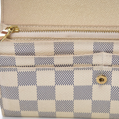 Louis Vuitton Damier Azur Sarah Wallet 9 of 14