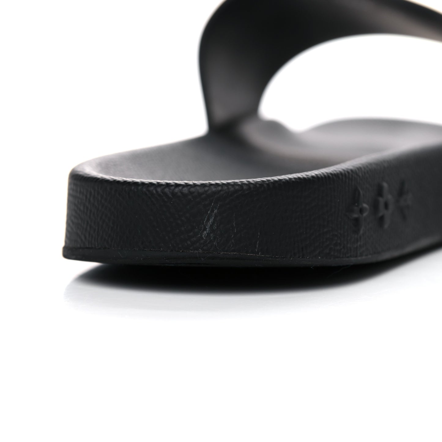 Rubber Monogram Mens Waterfront Mules 8.5 Macassar