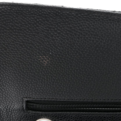 Chanel Caviar Quilted Medium Double Flap Black 13 of 14