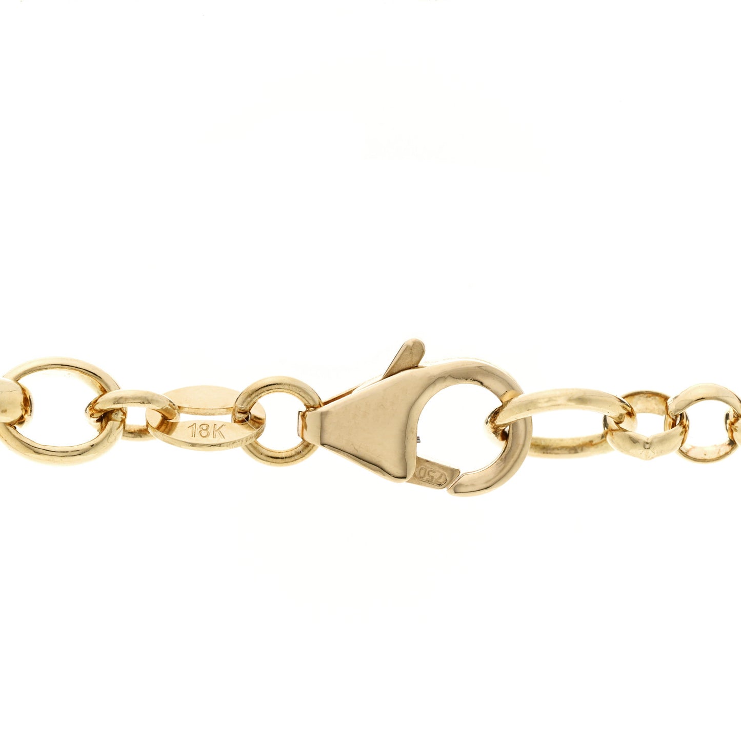 18K Yellow Gold Enamel Large Strength Petite Karma Medallion Heavy Mixed Belcher Extension Chain Necklace Blue
