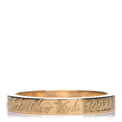Tiffany 18K Yellow Gold Notes Ring 52 6 1 of 4