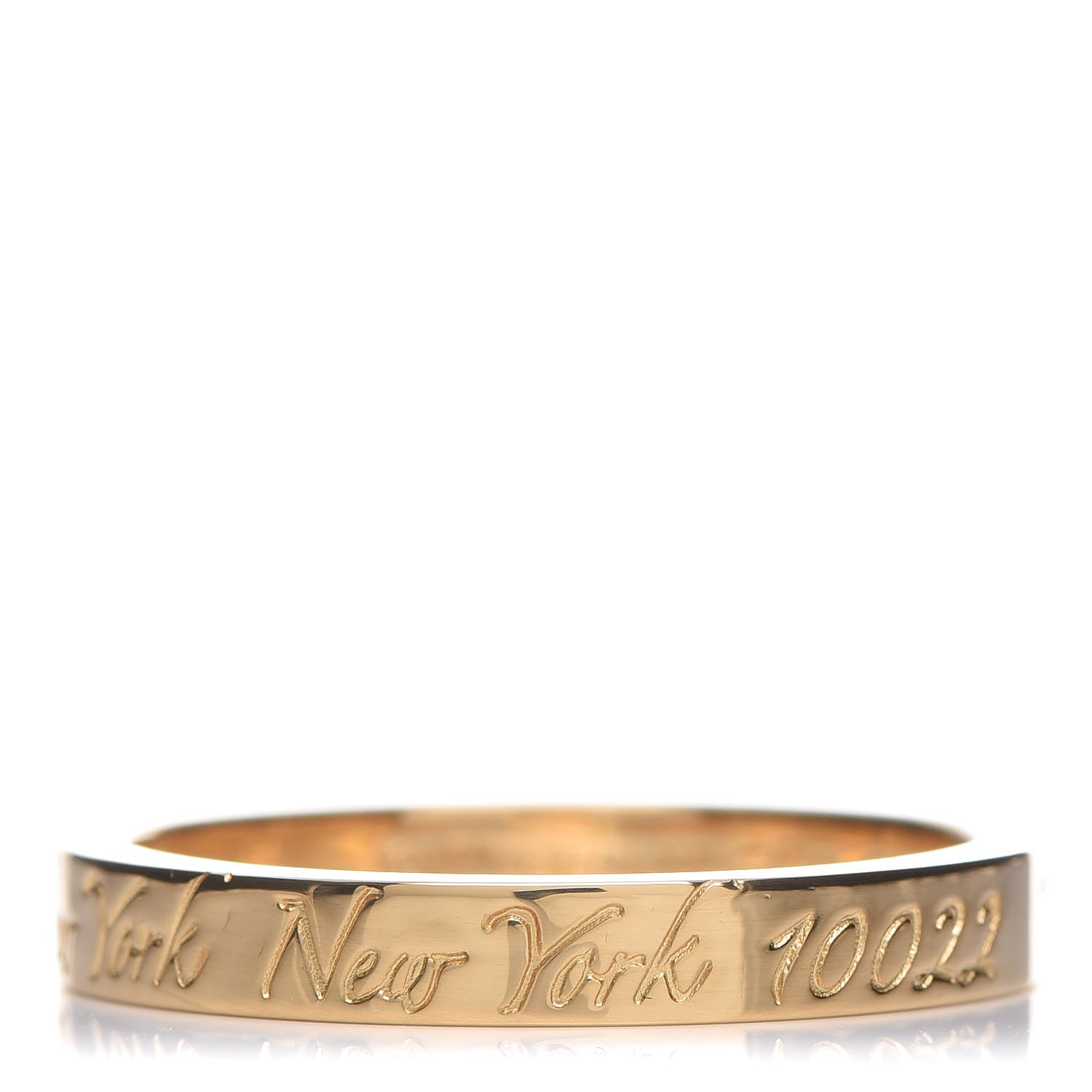 Tiffany 18K Yellow Gold Notes Ring 52 6 1 of 4