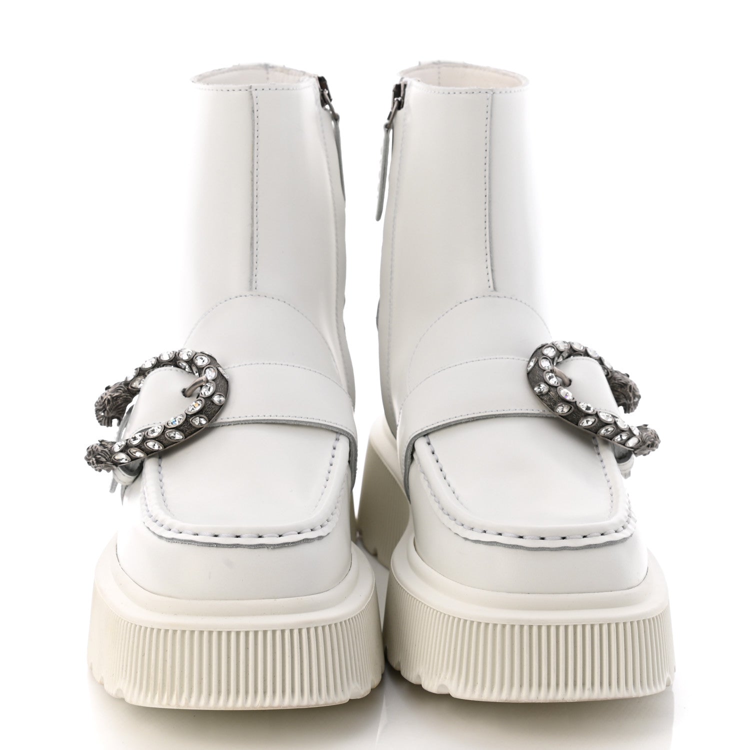 Gucci Cordovan Lux Dionysus Hunder Boots 36 Great White 2 of 10