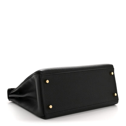 Hermes Togo Kelly Retourne 28 Black 4 of 12