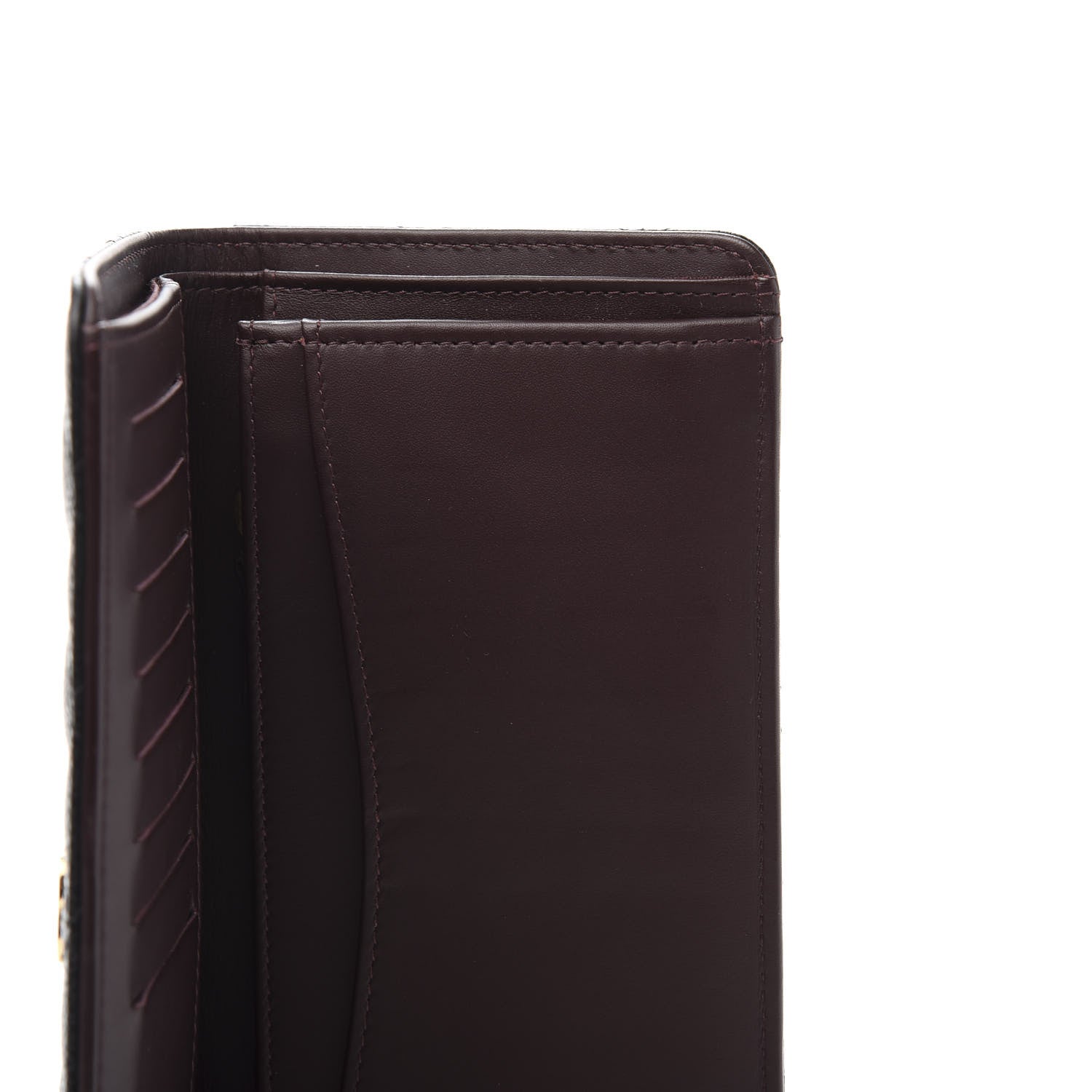 Chanel Caviar Quilted Yen Wallet Black 10 of 12