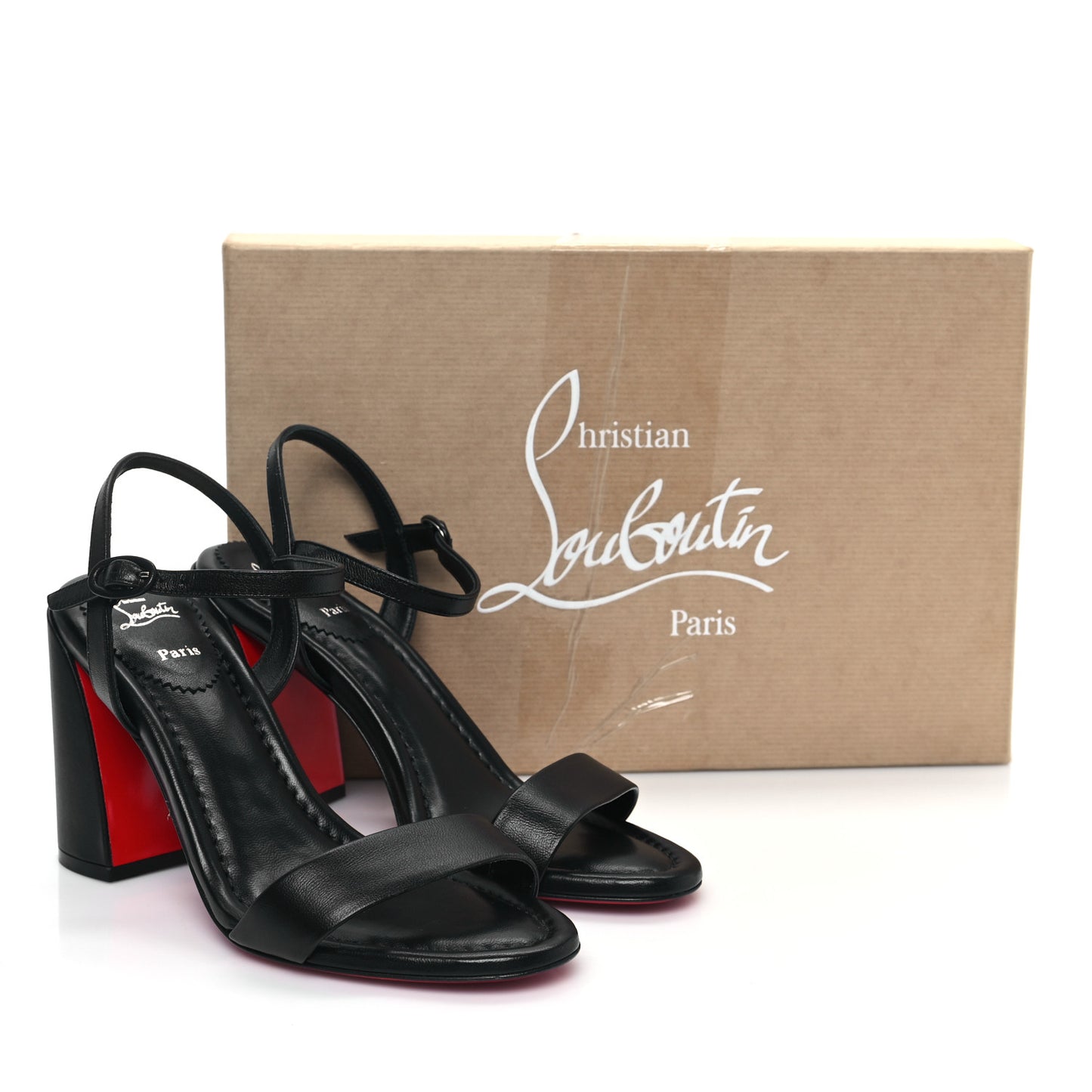 Nappa Miss Jane 85 Sandal 38 Black